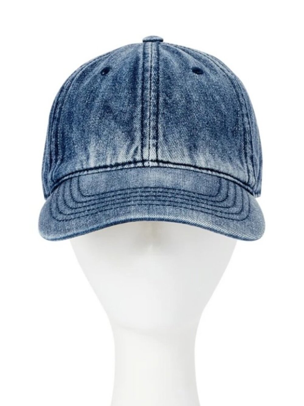 New Time and Tru Washed Denim Baseball Cap